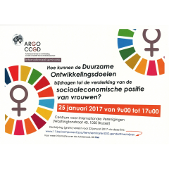 ARGO Seminarie Gender en SDGs